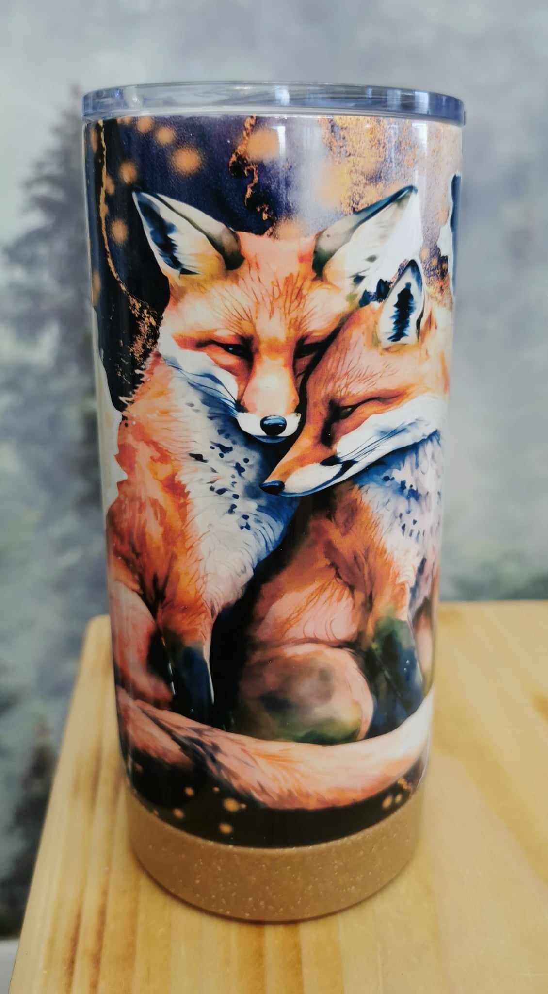 Gourde isotherme 16 Oz. - Renards en amour